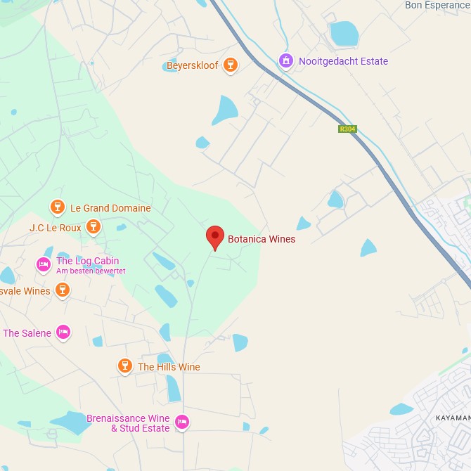 Botanica Wines Karte