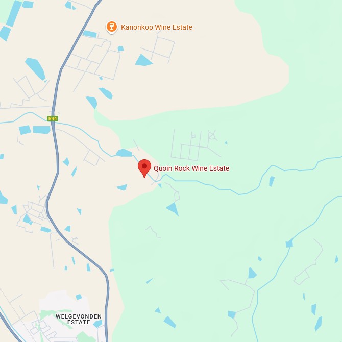 Quoin Rock Wines Karte