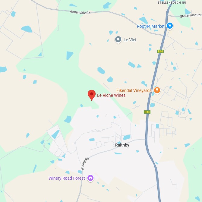 Le Riche Wines Karte