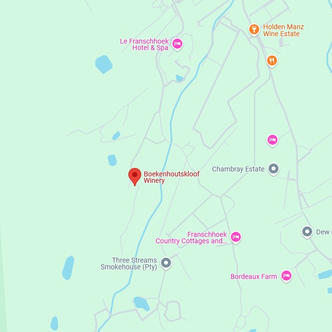 Boekenhoutskloof Karte