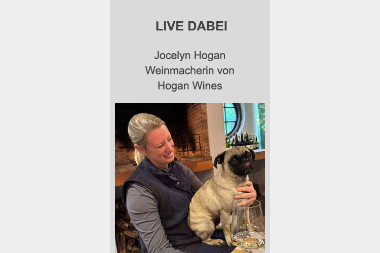 Live dabei: Weinmacherin Locelyn Hogan vom Weigut Hogan Wines / Südafrika