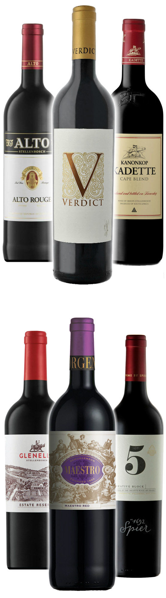 Entdeckerpaket- Weine im Kap Bordeaux Stil