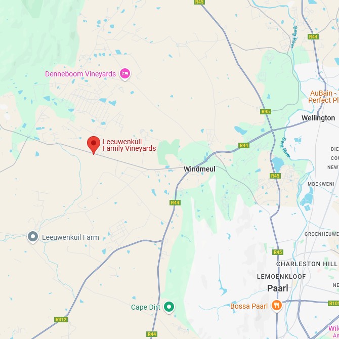 Leeuwenkuil Family Vineyards Karte