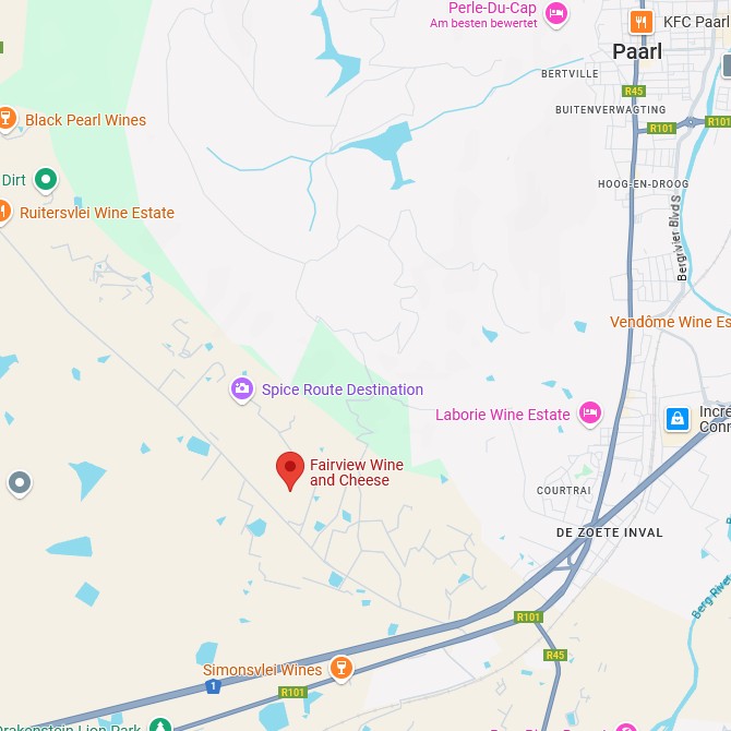 Fairview Estate Karte