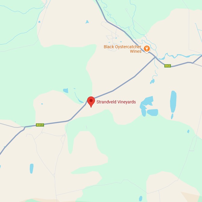 Strandveld Wines Karte