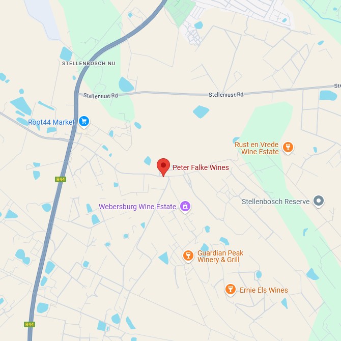 Peter Falke Wines Karte