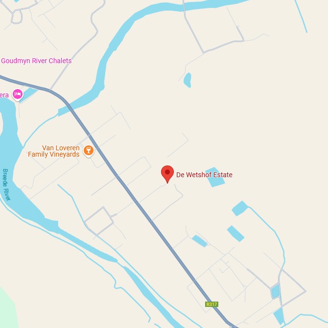 De Wetshof Estate Karte