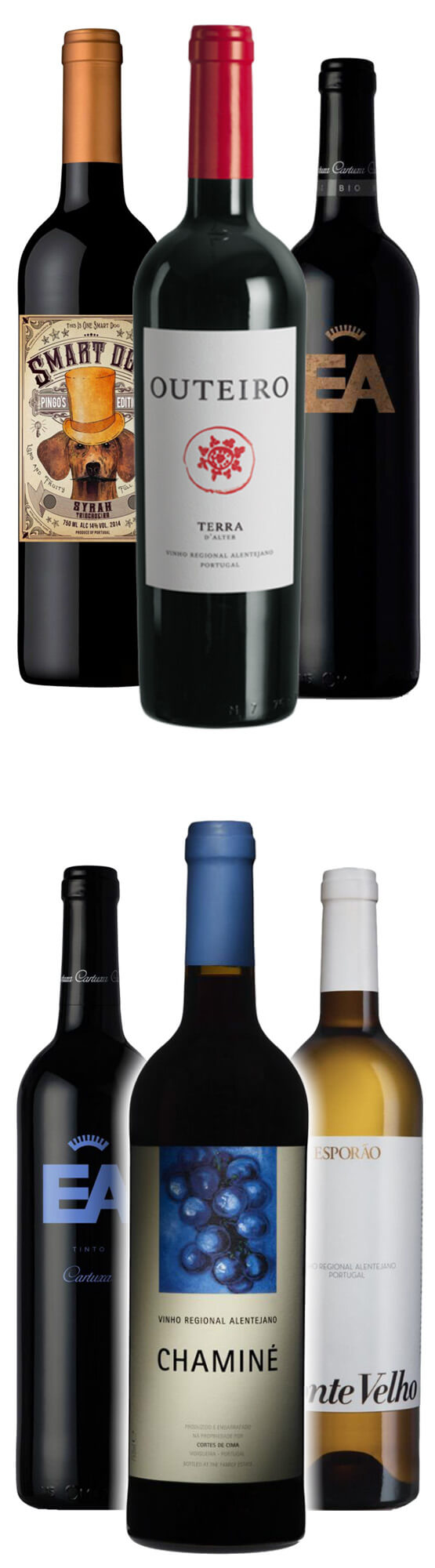 Typische Cuvées aus dem Alentejo