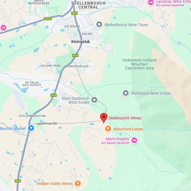 Stellenzicht Vineyards Karte