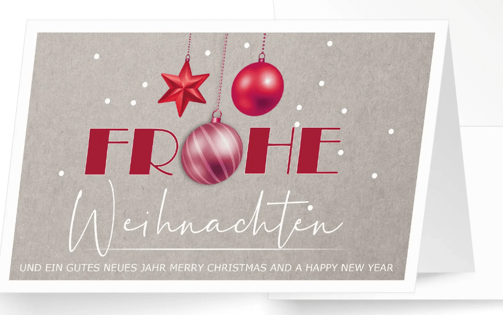 Karte "Schönes Fest"