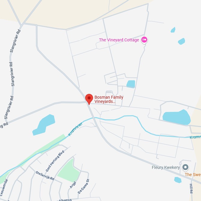 Bosman Family Vineyards Karte