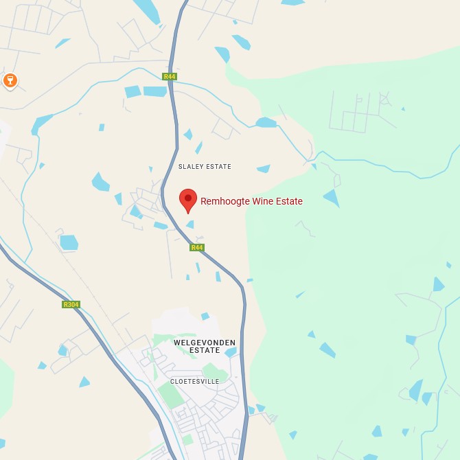 Remhoogte Wine Estate Karte