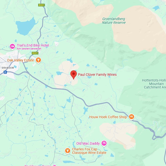 Paul Clüver Family Wines Karte