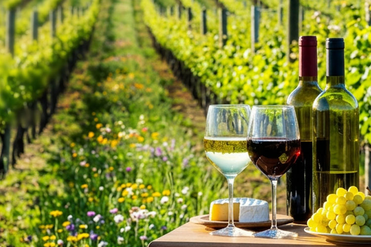 Passende Weine zu den vier Jahreszeiten