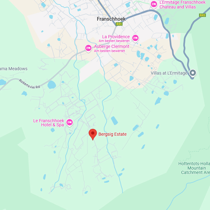 Bergsig Estate Karte