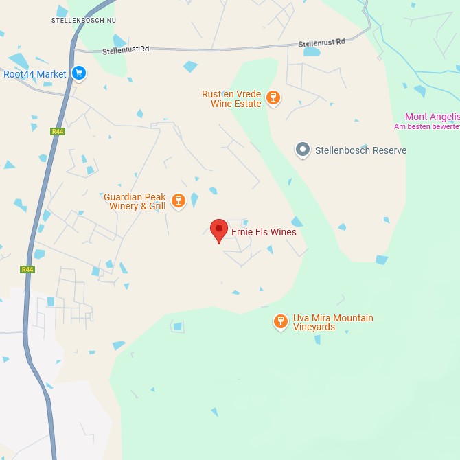 Ernie Els Wines Karte