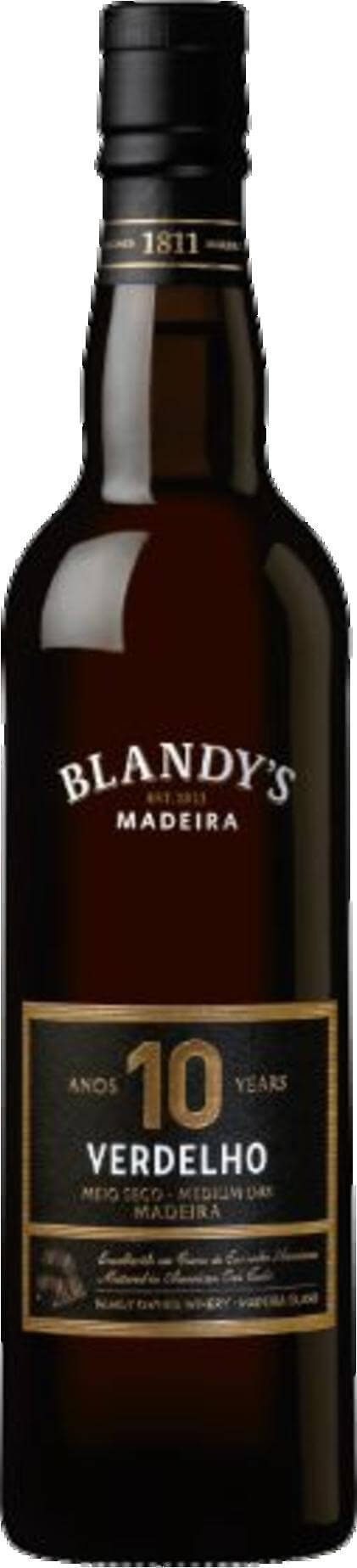 Blandy´s Verdelho 10 Years Old Medium Dry Madeira