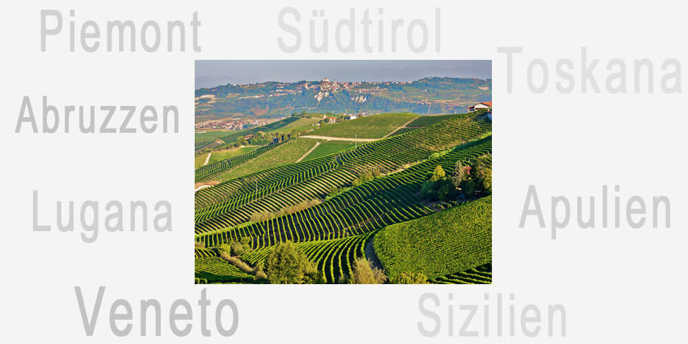 Weinanbauregionen in Italien