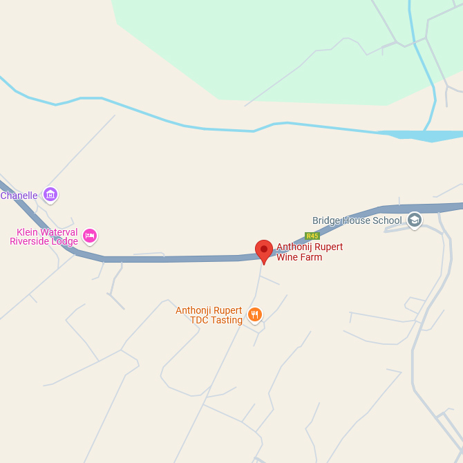 Anthonij Rupert Wines Karte