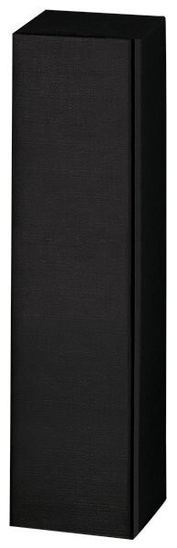 Präsentkartonage (Leinenoptik, schwarz) für 1 Flasche