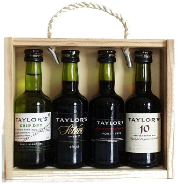 Taylor's Port - Holzkiste mit 4 Miniaturen (á 0,05 Liter)