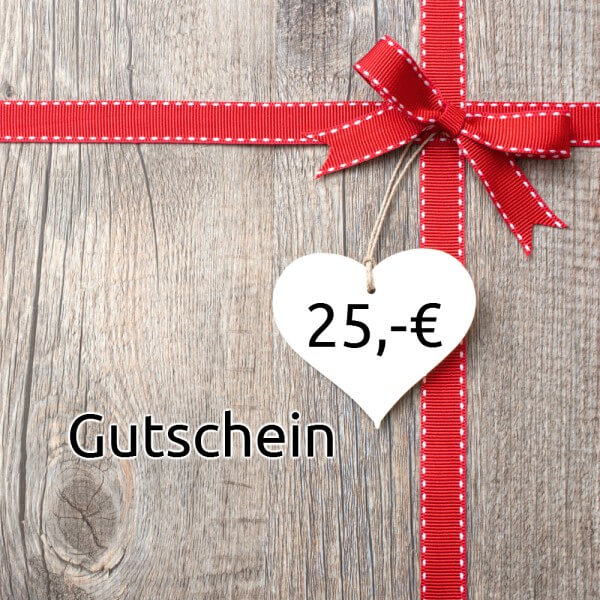 Geschenkgutschein über 25 Euro